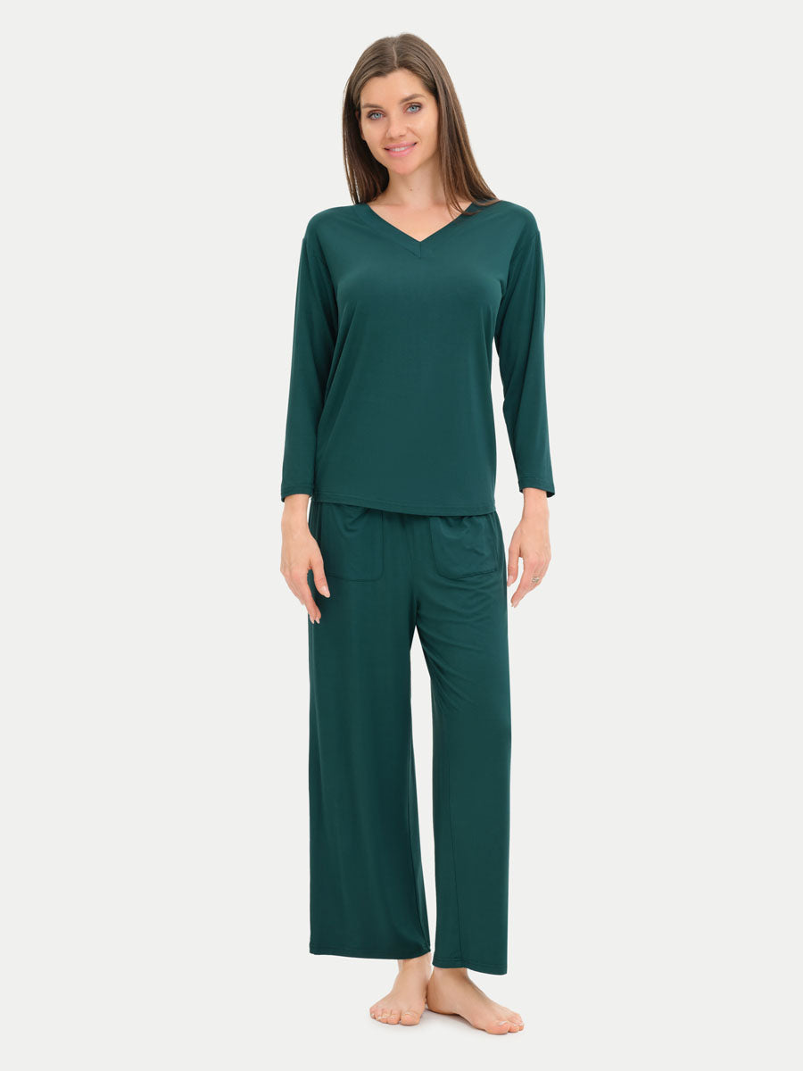 #color_forest green / Irina is 5′8″ wearing a size XS
