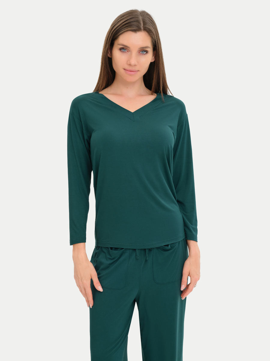 #color_forest green / Irina is 5′8″ wearing a size XS