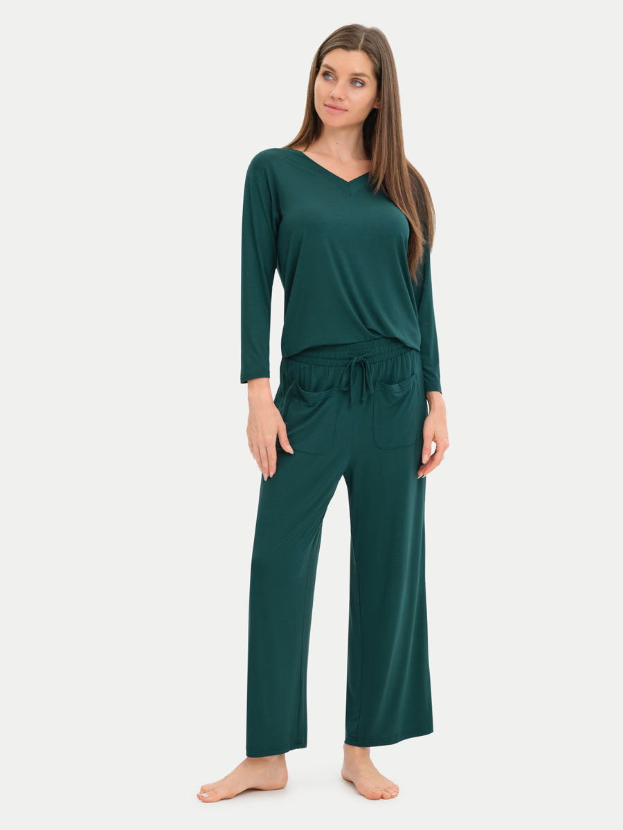 #color_forest green / Irina is 5′8″ wearing a size XS