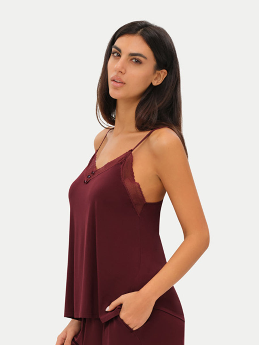 #color_cabernet / Alessia is 5'9½″ wearing a size S