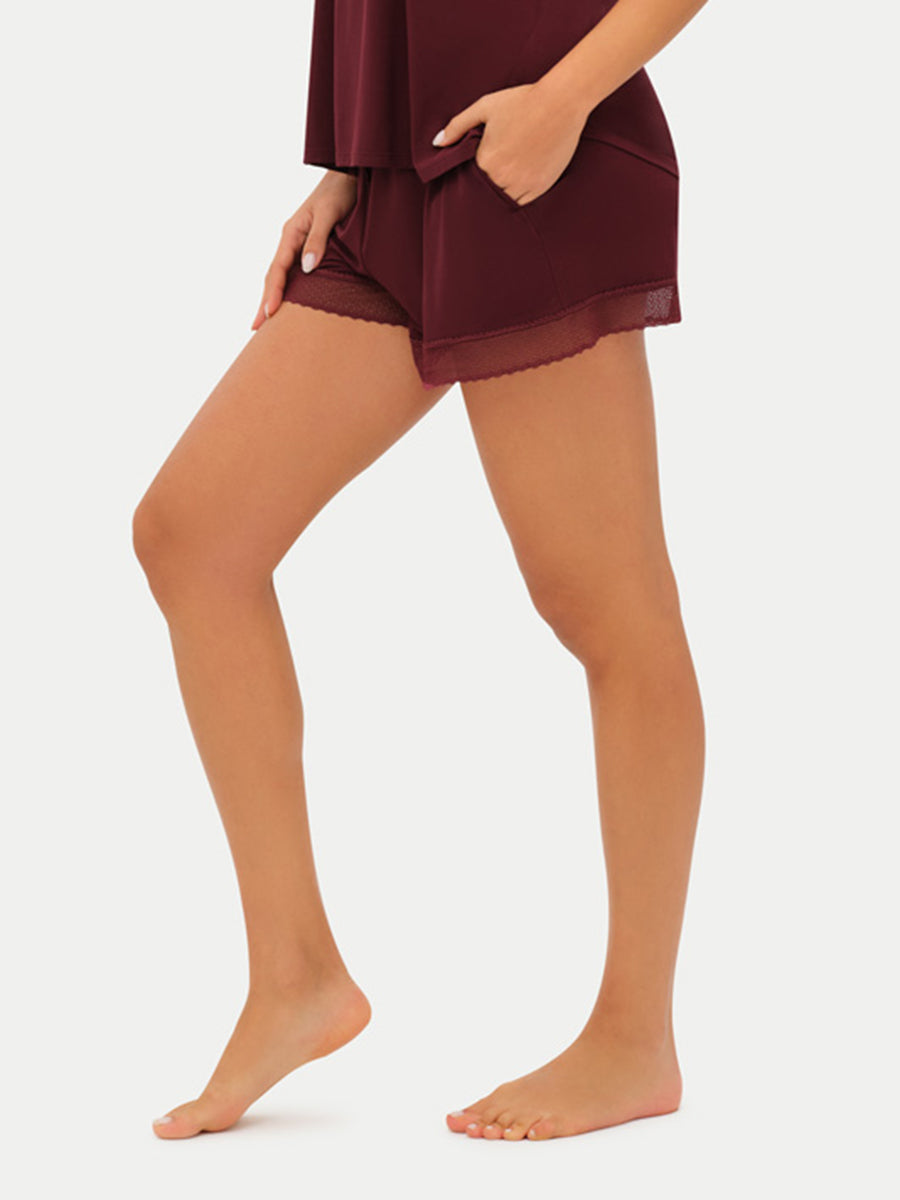 #color_cabernet / Alessia is 5'9½″ wearing a size S