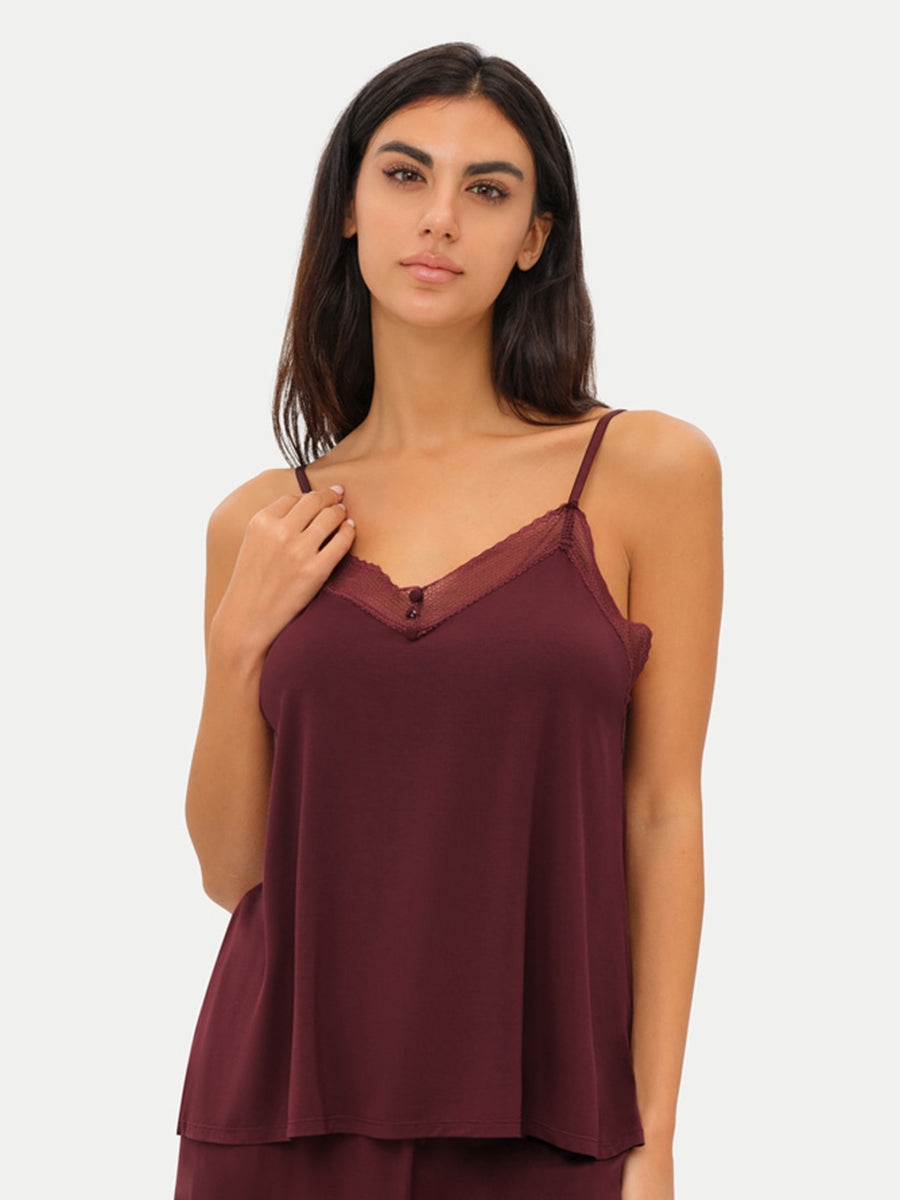 #color_cabernet / Alessia is 5'9½″ wearing a size S