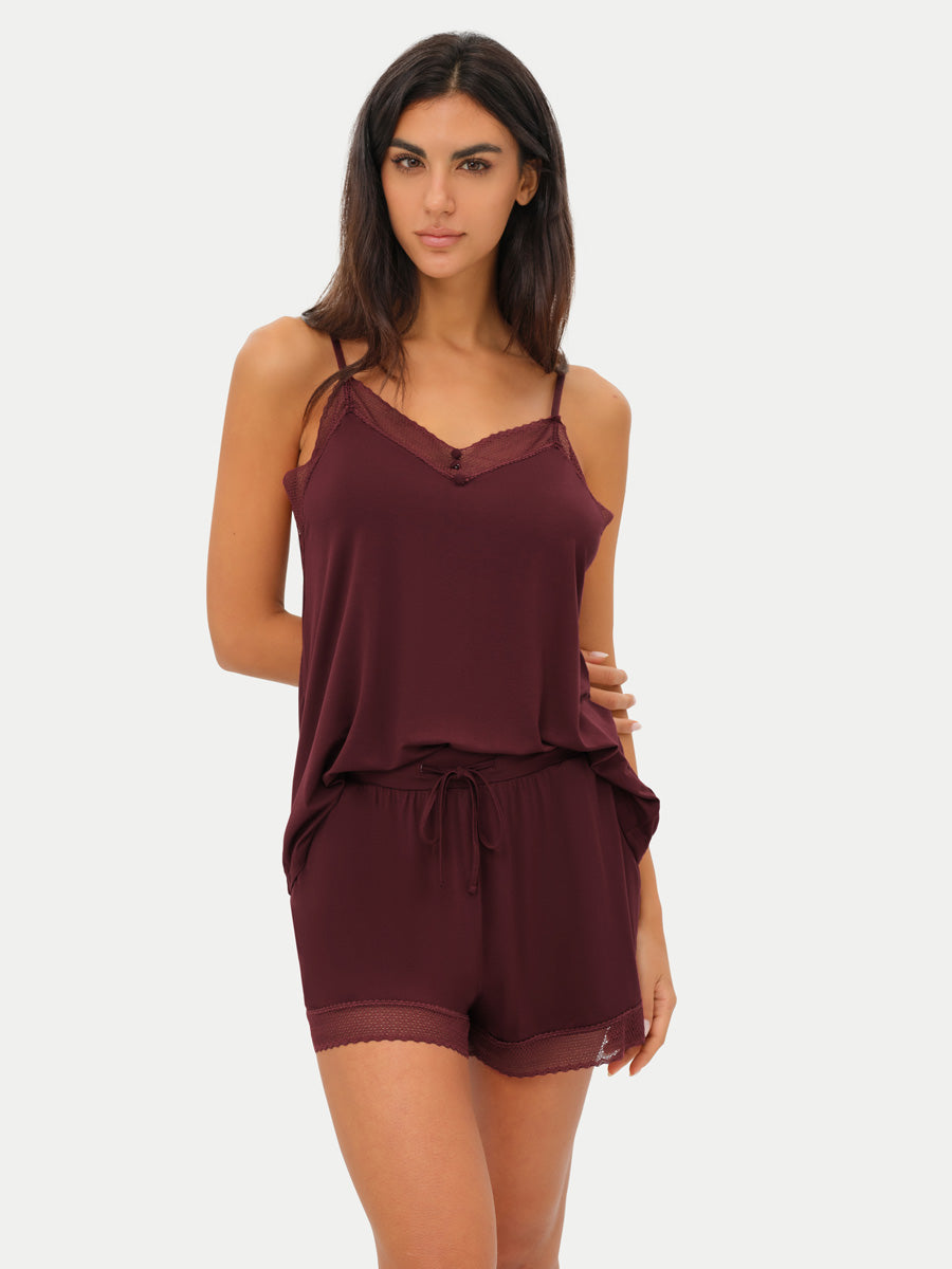 #color_cabernet / Alessia is 5'9½″ wearing a size S