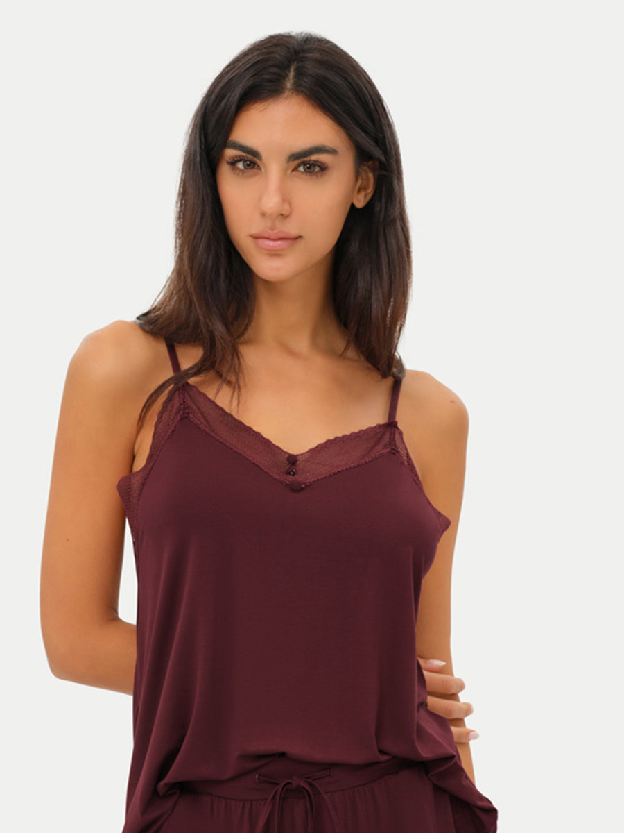 #color_cabernet / Alessia is 5'9½″ wearing a size S