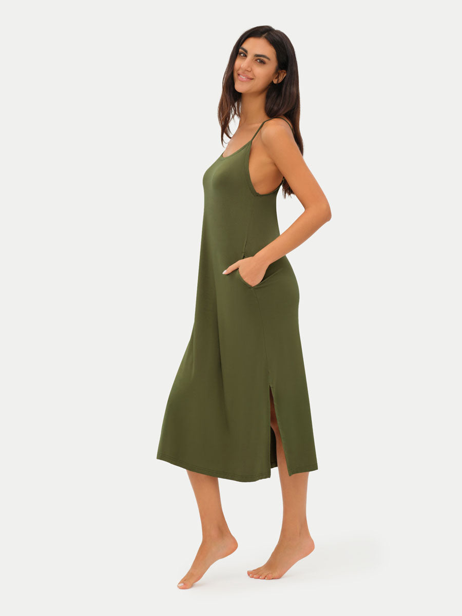 #color_olive / Alessia is 5'9½″ wearing a size S
