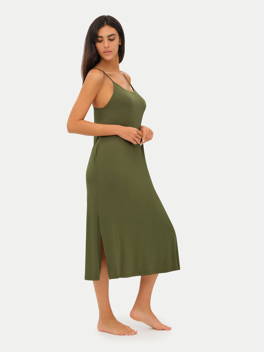#color_olive / Alessia is 5'9½″ wearing a size S