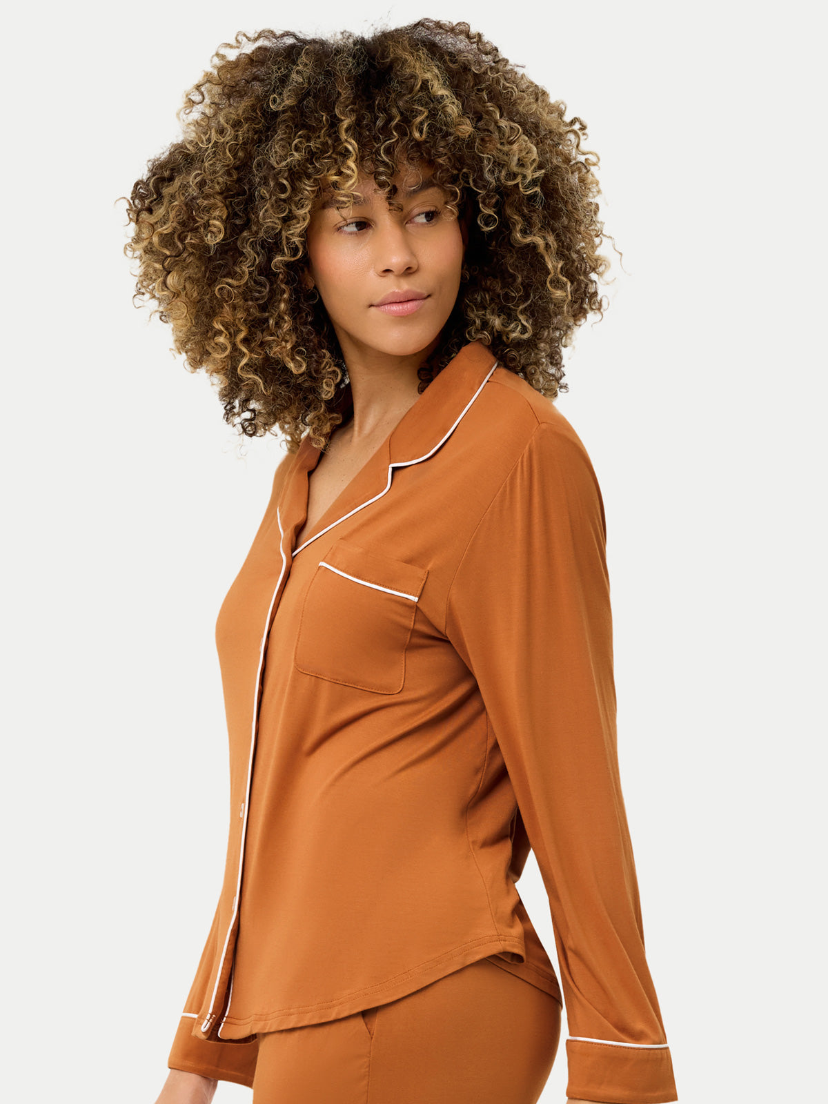 #color_amber brown / Dayana is 5′9½″ wearing a size S