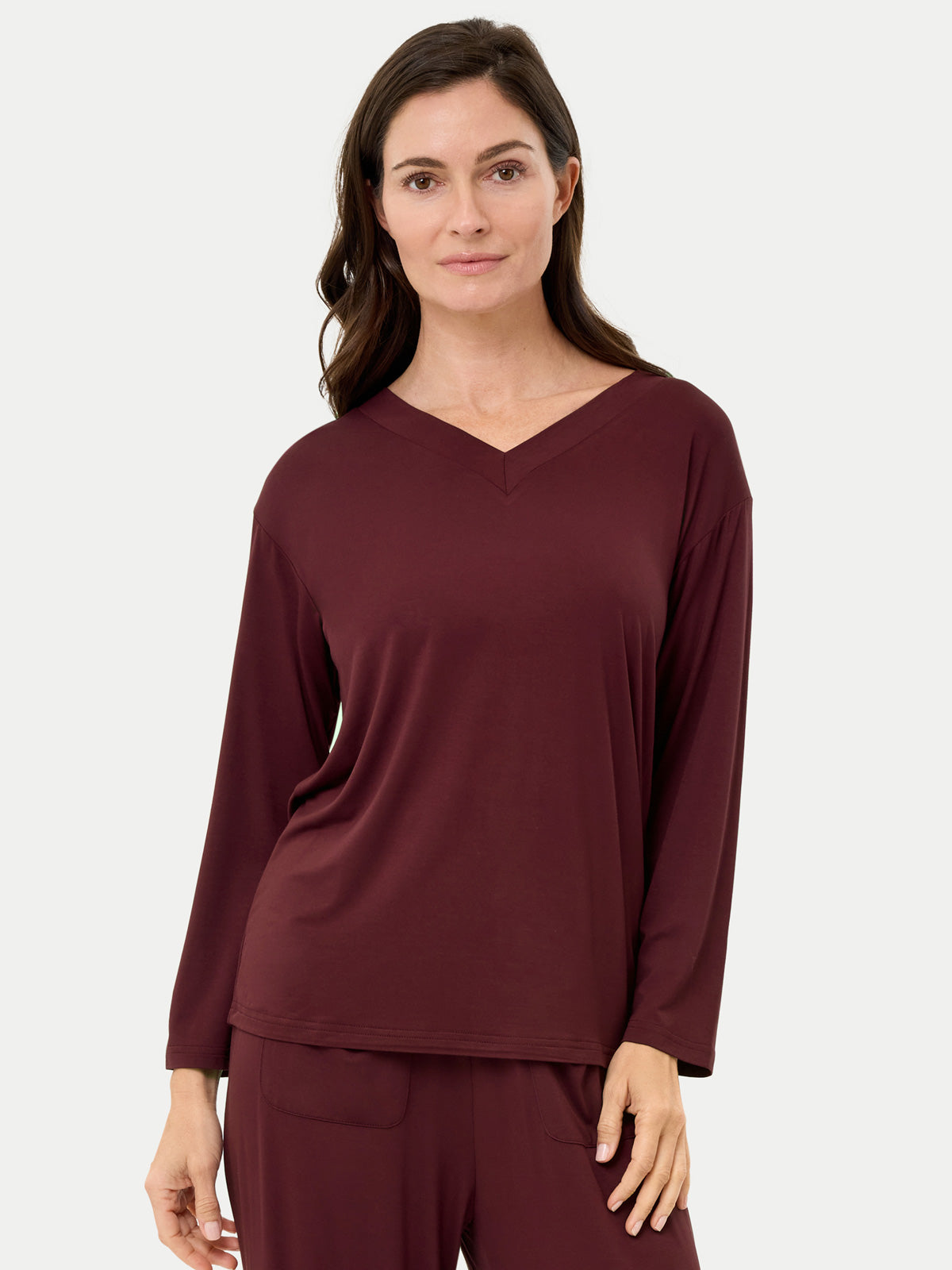 #color_cabernet / Carlye is 5′8½″ wearing a size S