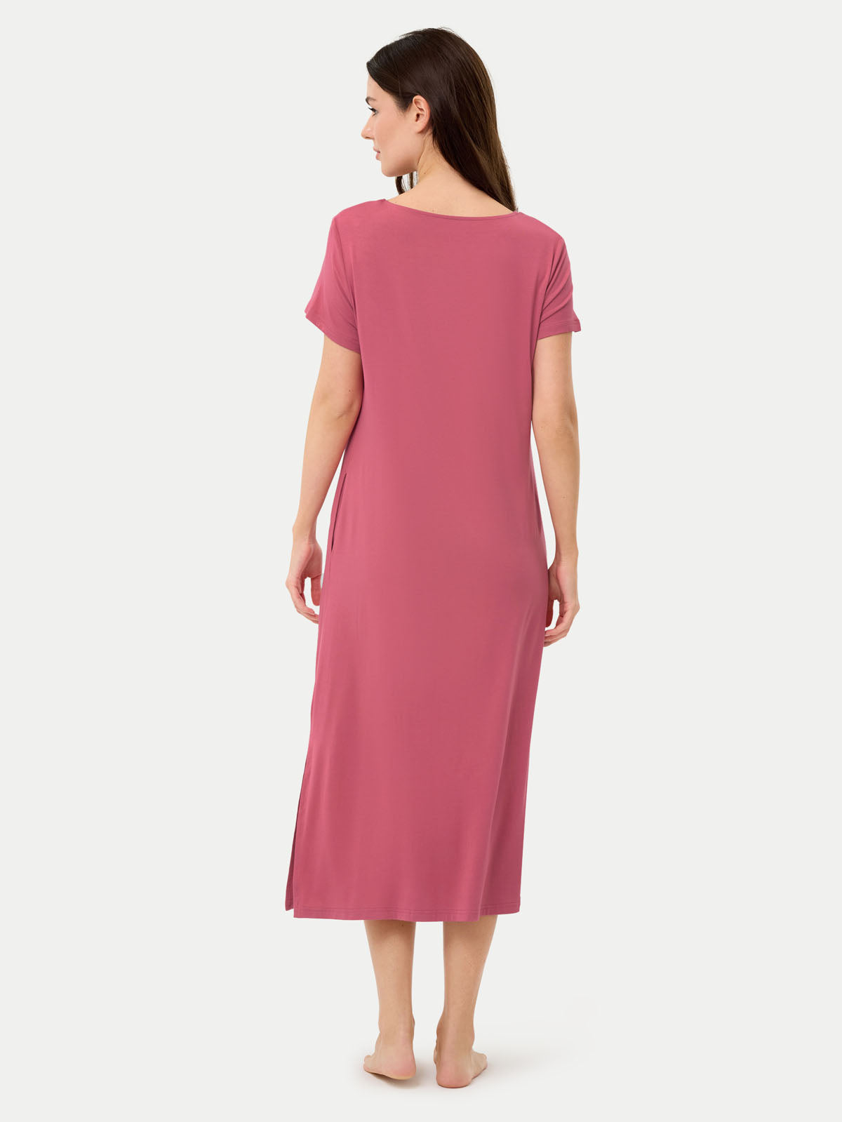 #color_rose wine / Anna is 5′9″ wearing a size S