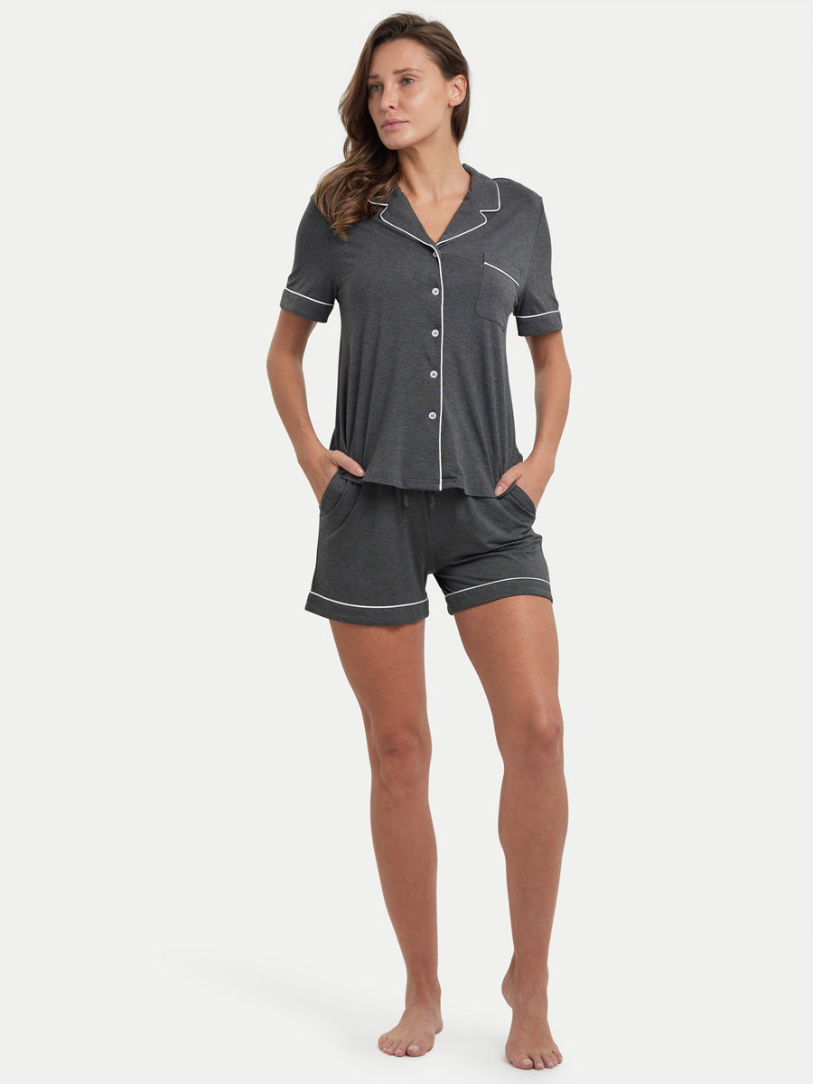 Short Sleeve Bamboo Pajama Set