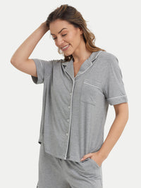 Short Sleeve Bamboo Pajama Shirt